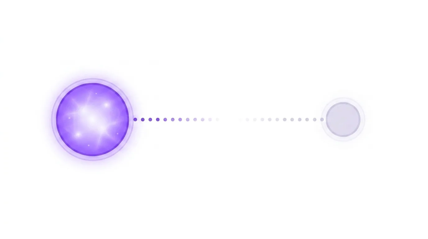 The tip-of-the-tongue phenomenon explained: a word's meaning is fully activated (bright node) but the signal fails to reach the word's sound (dim node) across a broken connection